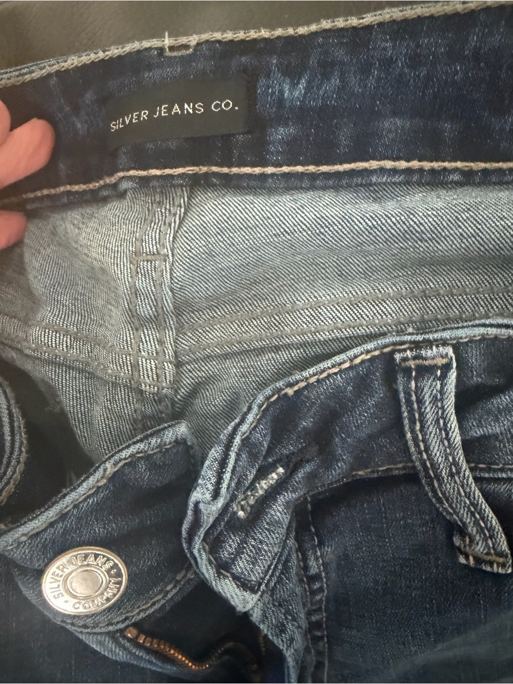 Silver Jeans Dark Blue Skinny Jeans